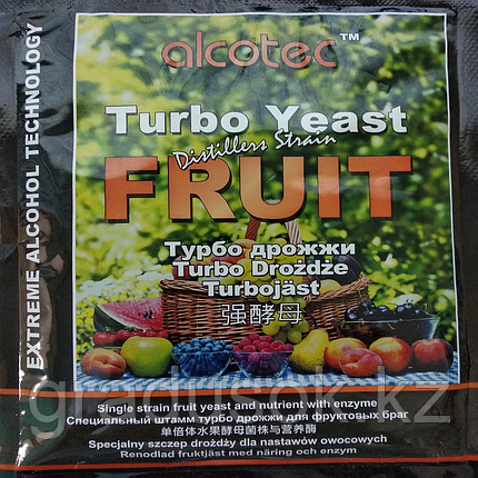 Спиртовые турбо дрожжи Alcotec Turbo Yeast FRUIT, фото 2