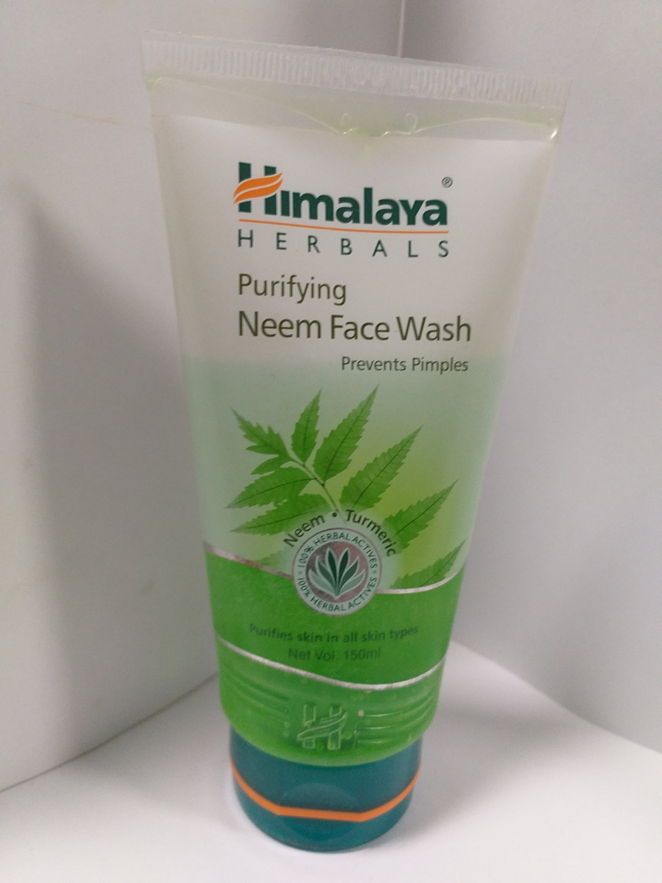 Гель для умывания с нимом, 150мл, Хималая, Purifying Neem Fase Wash, Himalaya Herbals