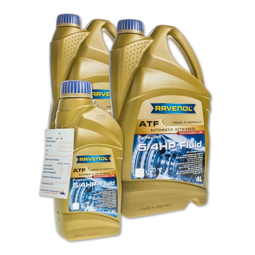 Трансмиссионная жидкость для АКПП RAVENOL ATF 5/4 HP Fluid 1L.