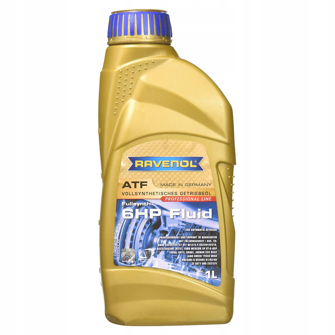 Трансмиссионное масло для АКПП RAVENOL ATF 6HP Fluid 1L.