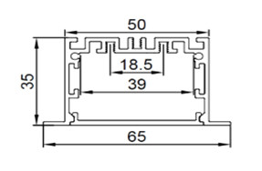 Алюминиевый профиль для светодиодной ленты CX-A6535 - фото 2 - id-p66987093