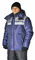 Куртка зимняя "ЭРЕБУС" цвет: т.синий/серый