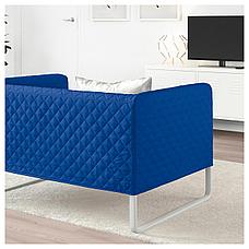 2-местный диван,КНОППАРП Книса ярко-синийИКЕА, IKEA, фото 3
