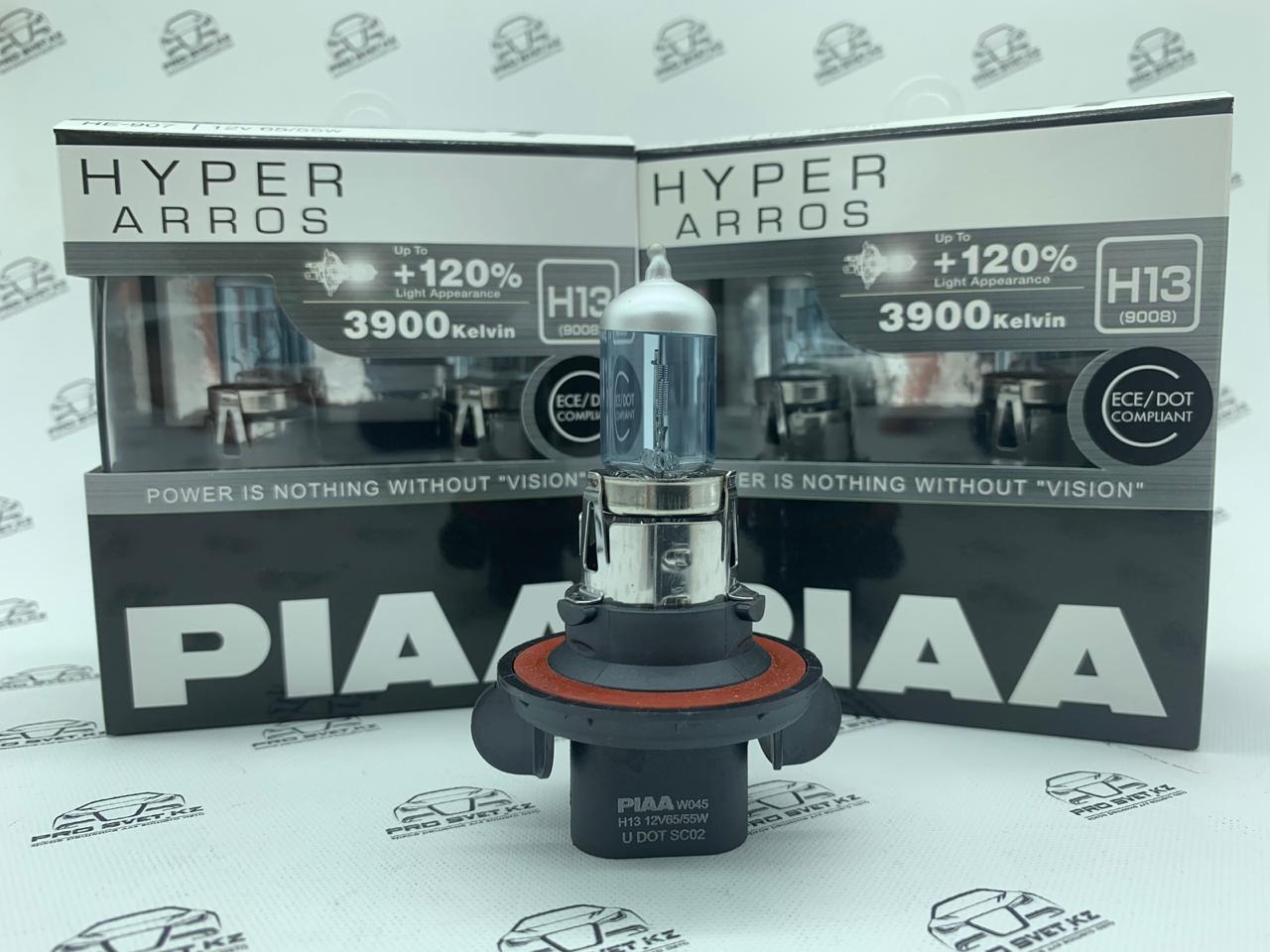 Автомобильные галогенные лампы H-13  PIAA Hyper Arros 3900K, фото 1