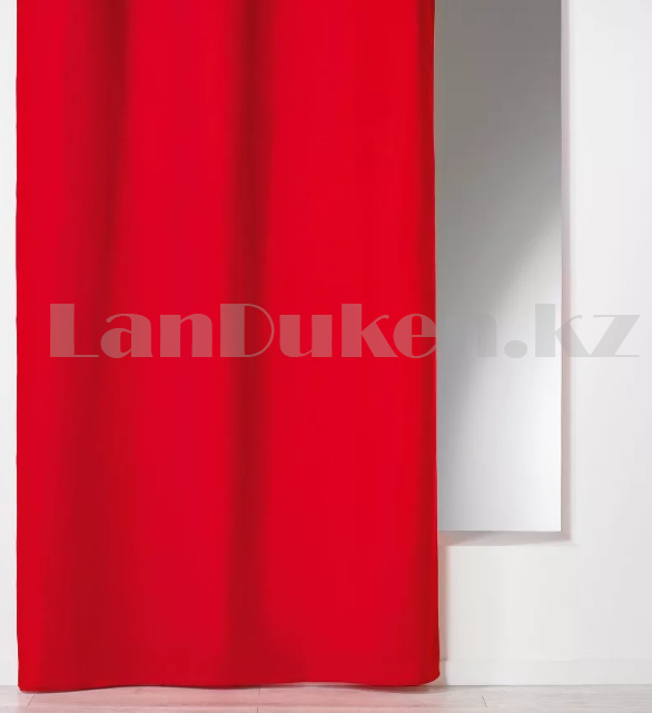 Водонепроницаемая тканевая шторка для ванной HangJie красная 180*180 см 888, фото 1