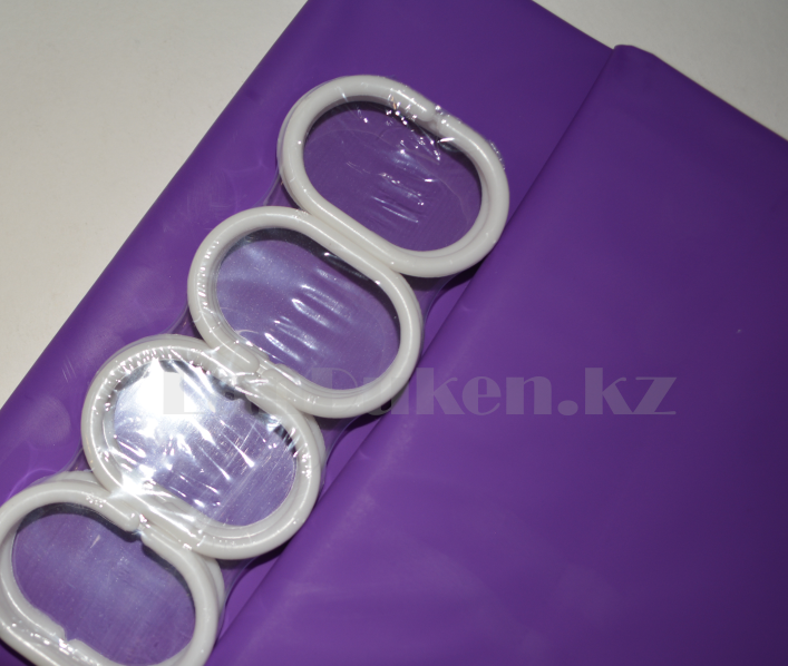 Водонепроницаемая тканевая шторка для ванной HangJie фиолетовая 180*180 см 888 - фото 2 - id-p66982101