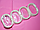 Водонепроницаемая шторка для ванной HangJie розовая 180*180 см 888, фото 2