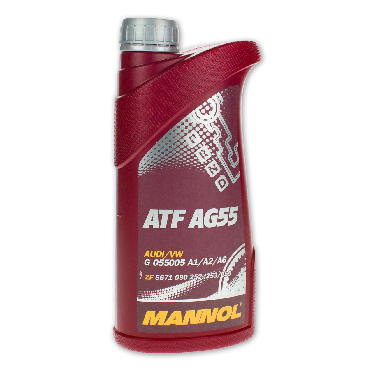 Масло трансмиссионное синтетическое Mannol ATF AG55 для современных 6-ступенчатых АКПП 1L.