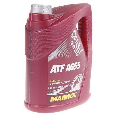 Масло трансмиссионное синтетическое Mannol ATF AG55 для современных 6-ступенчатых АКПП 4L.
