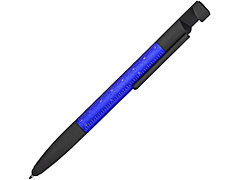 Ручка-стилус металлическая шариковая многофункциональная (6 функций) Multy, синий