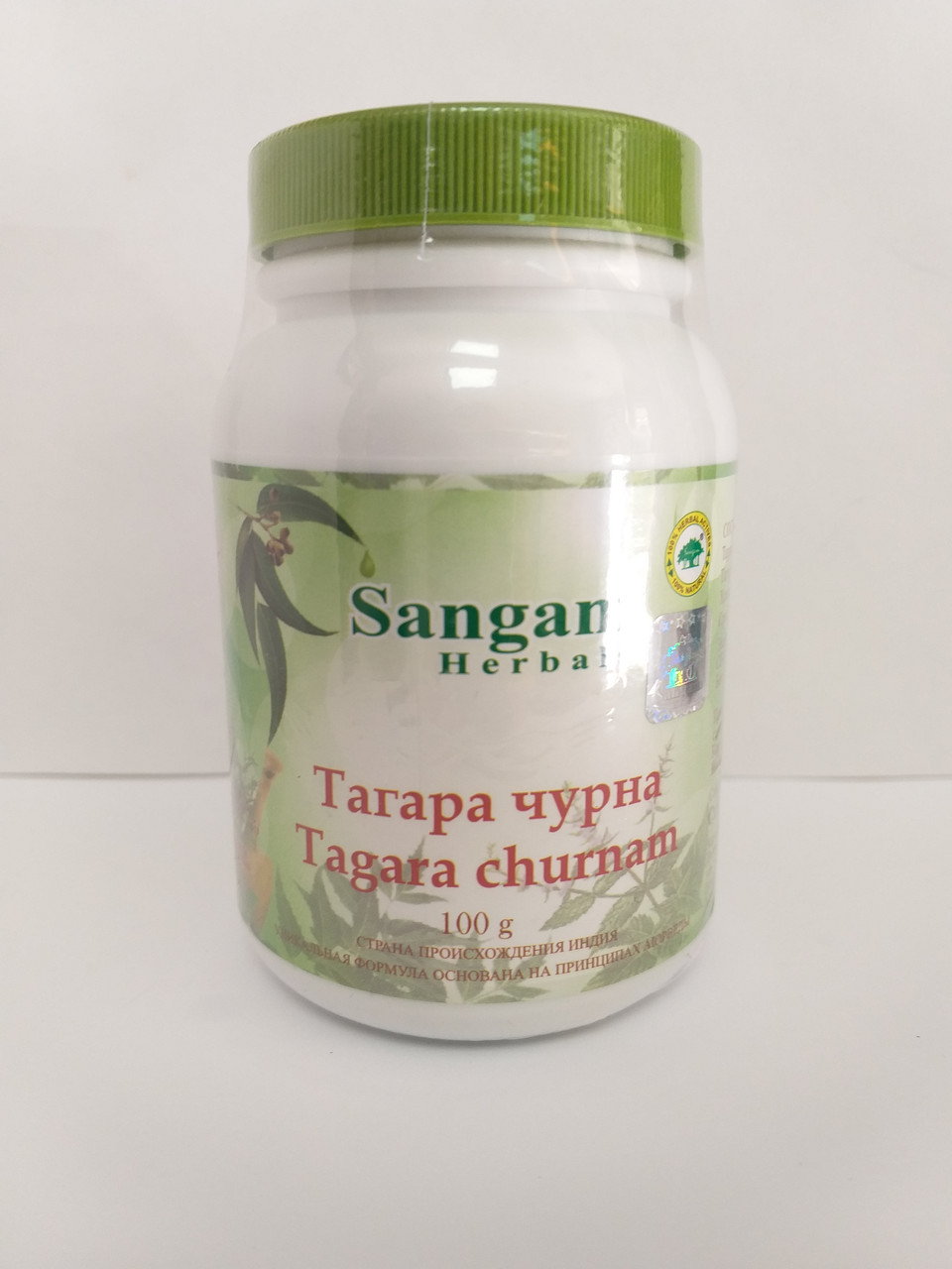 Тагара чурна, 100 гр, порошок, Сангам, Tagara churnam, Sangam Herbals