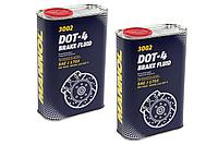 Тормозная жидкость MANNOL Brake Fluid DOT-4 1L.