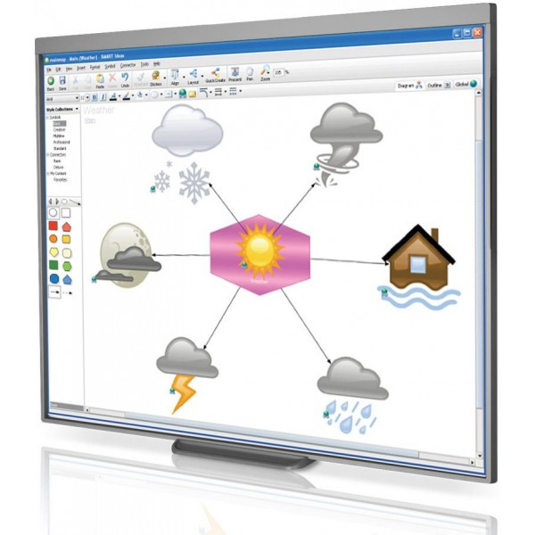 Интерактивная доска SMART Board SB480 (диагональ 77" (195.6 cm)