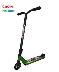 Трюковый самокат SHOW YOURSELF Black-Green (Хром)