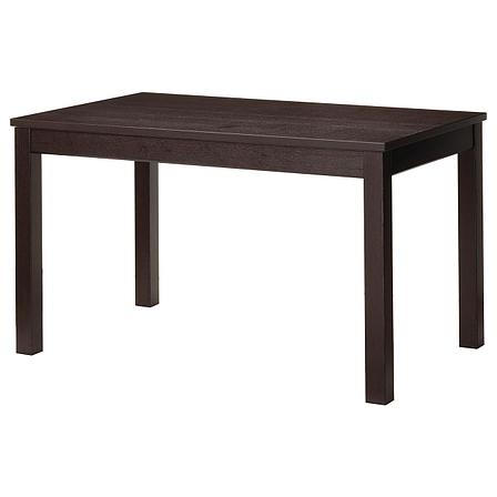Стол раздвижной ЛАНЕБЕРГ коричневый ИКЕА, IKEA, фото 2