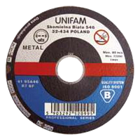 Диск отрезной 125х3,2x22,2 мм UNIFAM