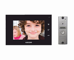 Комплект видеодомофона KOCOM KCV-A374B+KC-MC20