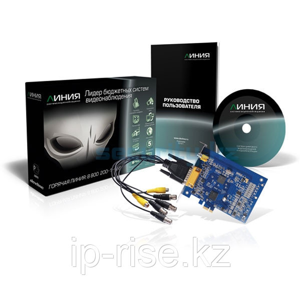 Платы DVR для домофонов Line 4x25 Hybrid IP, 4-кан. Devline