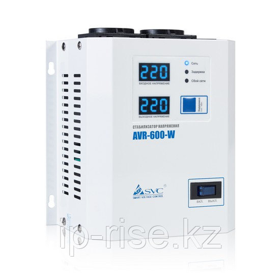 Стабилизатор (AVR), SVC, AVR-600-W(600Вт), LED - фото 1 - id-p67025010