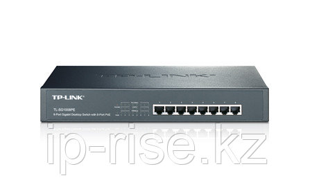 Коммутатор, TP-Link, TL-SG1008PE, 8 портов (8 портов с PoE) 10/100M/1000М