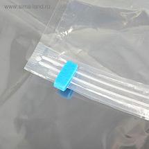 Вакуумный пакет для хранения одежды и постельного белья с клапаном For Clothing (80х120 см), фото 3