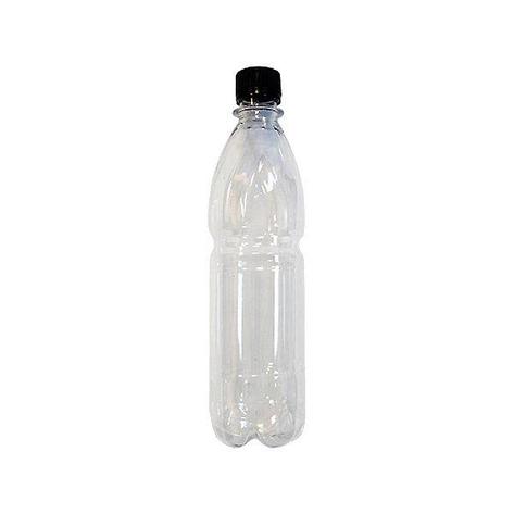 ПЭТ бутылка, прозрачн., 0,5 л,  h 239 мм,  d 64,4 мм, с крышкой, 100 шт, фото 2