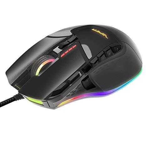 Лазерная игровая мышь Patriot Viper V570 RGB PV570LUXWAK Blackout Edition