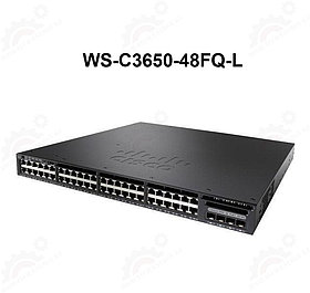 Cisco Catalyst 3650 48 Port Full PoE 4x10G Uplink LAN Base