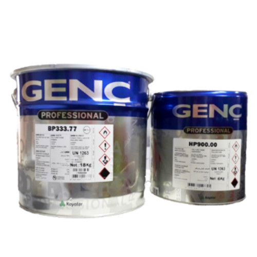 Двухкомпонентный белый грунт на полиуретановой основе Genç, 18 кг + компонент, 6 кг - фото 1 - id-p67035680