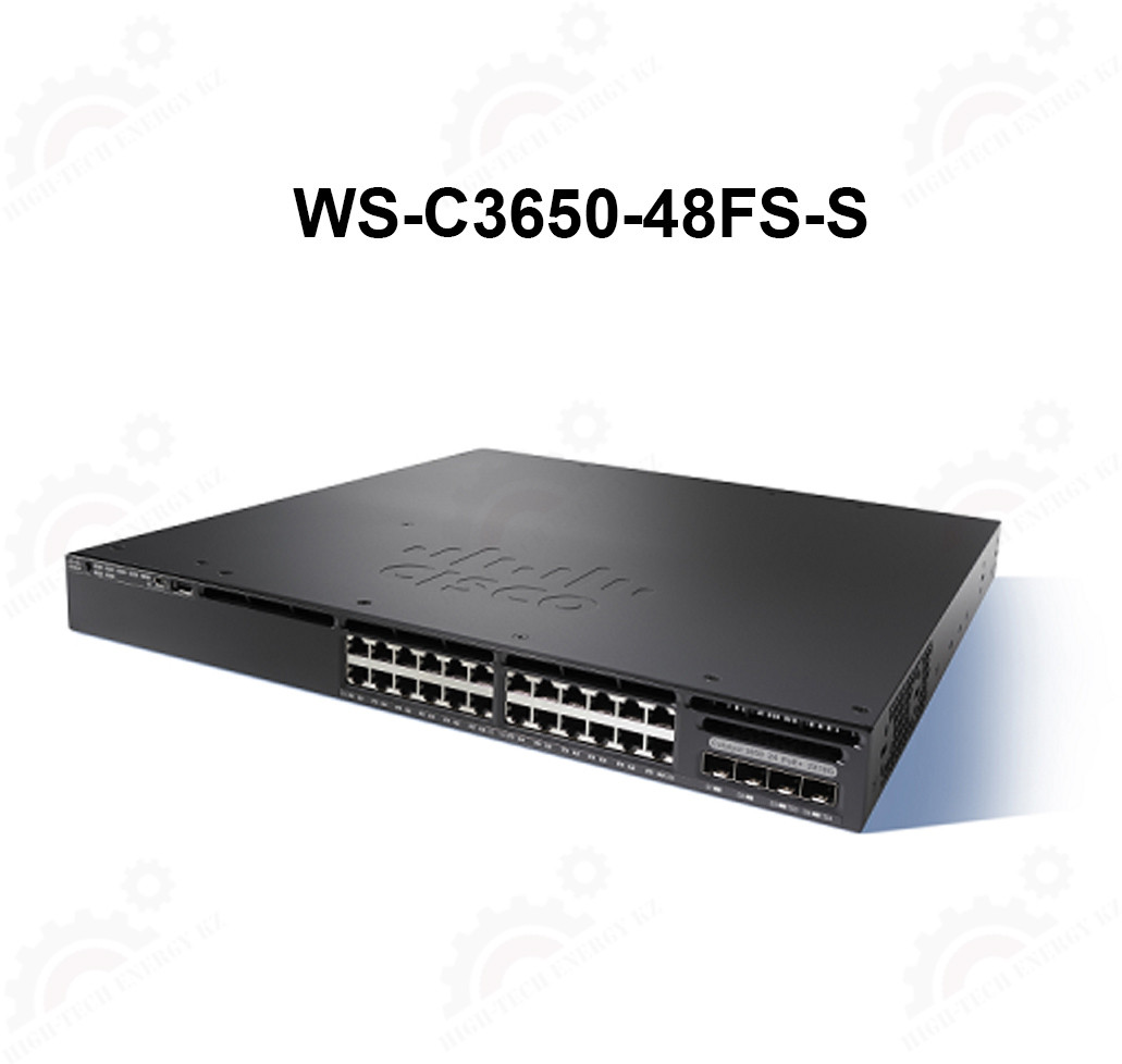 Cisco Catalyst 3650 48 Port Full PoE 4x1G Uplink IP Base - фото 1 - id-p67032402
