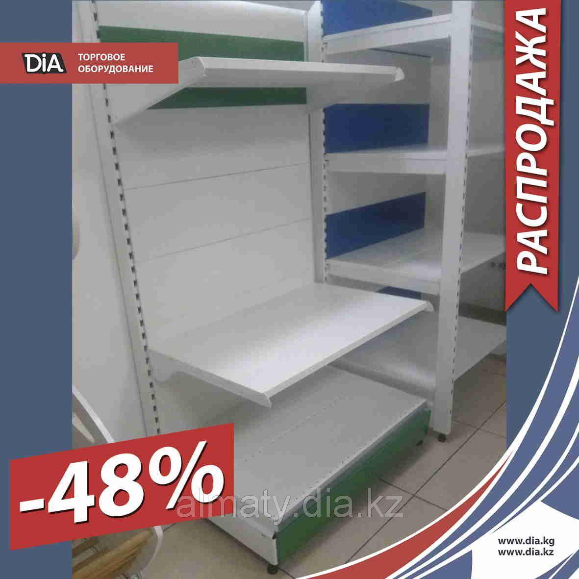 (ПРОДАНО) 879.Комплект 21 11 2016 Алматы Розница СП Стеллаж г.600 зеленая стенка