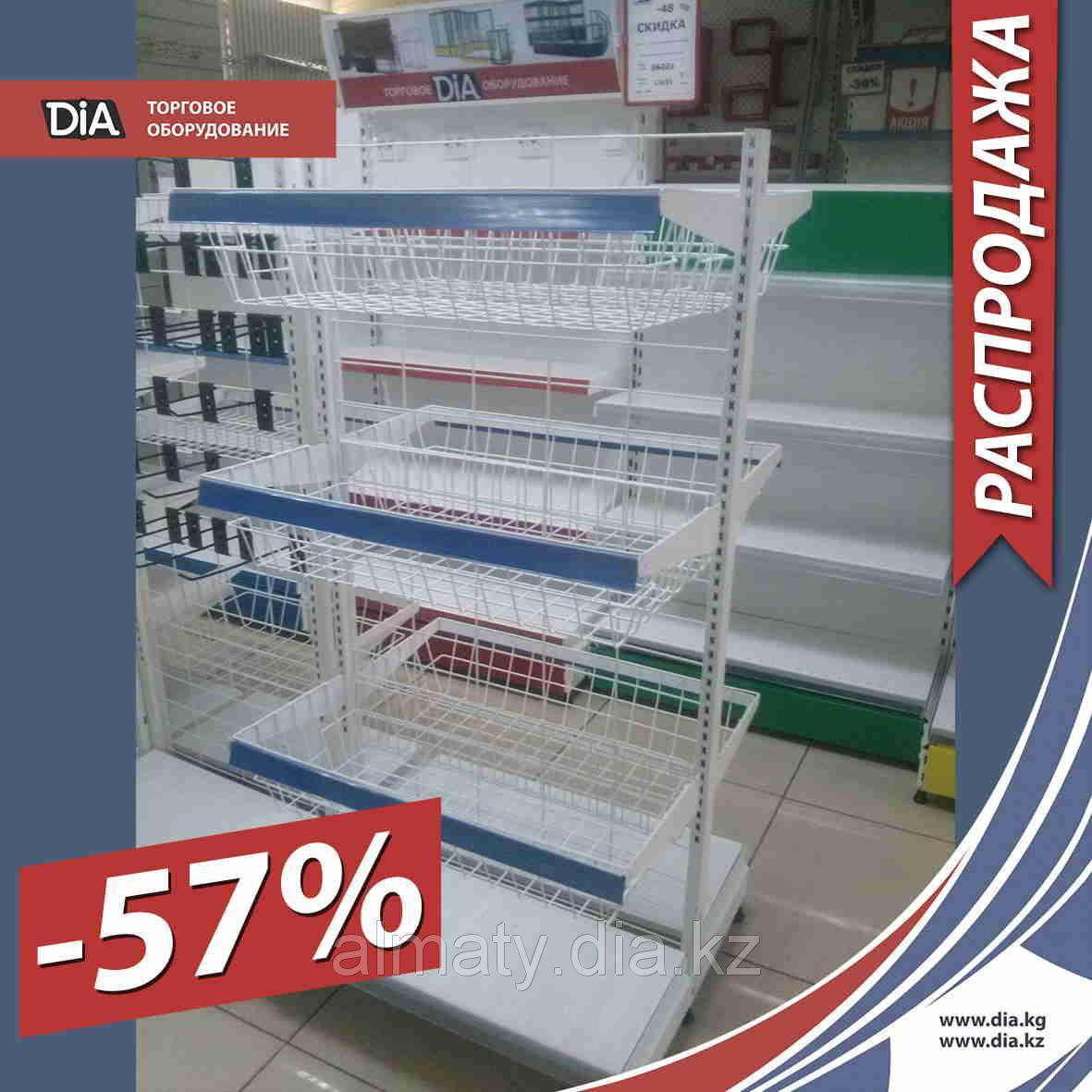 Продано 1334 Комплект 15 03 2017 Алматы Розница АН Стеллаж двусторонний д.800 корзины д.160