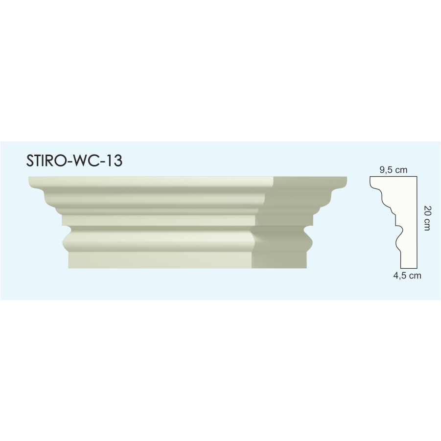 Верх окон STIRO-WC-13