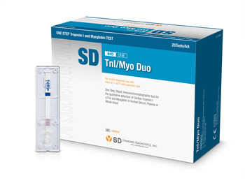 Экспресс-тест SD BIOLINE TnI/Myo Duo для качественного определения сердечного Тропонина I и Миоглобина №25