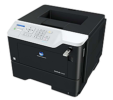 Монохромный черно-белый принтер Konica Minolta Bizhub 4702p. Копир — принтер —сканер формата А4.
