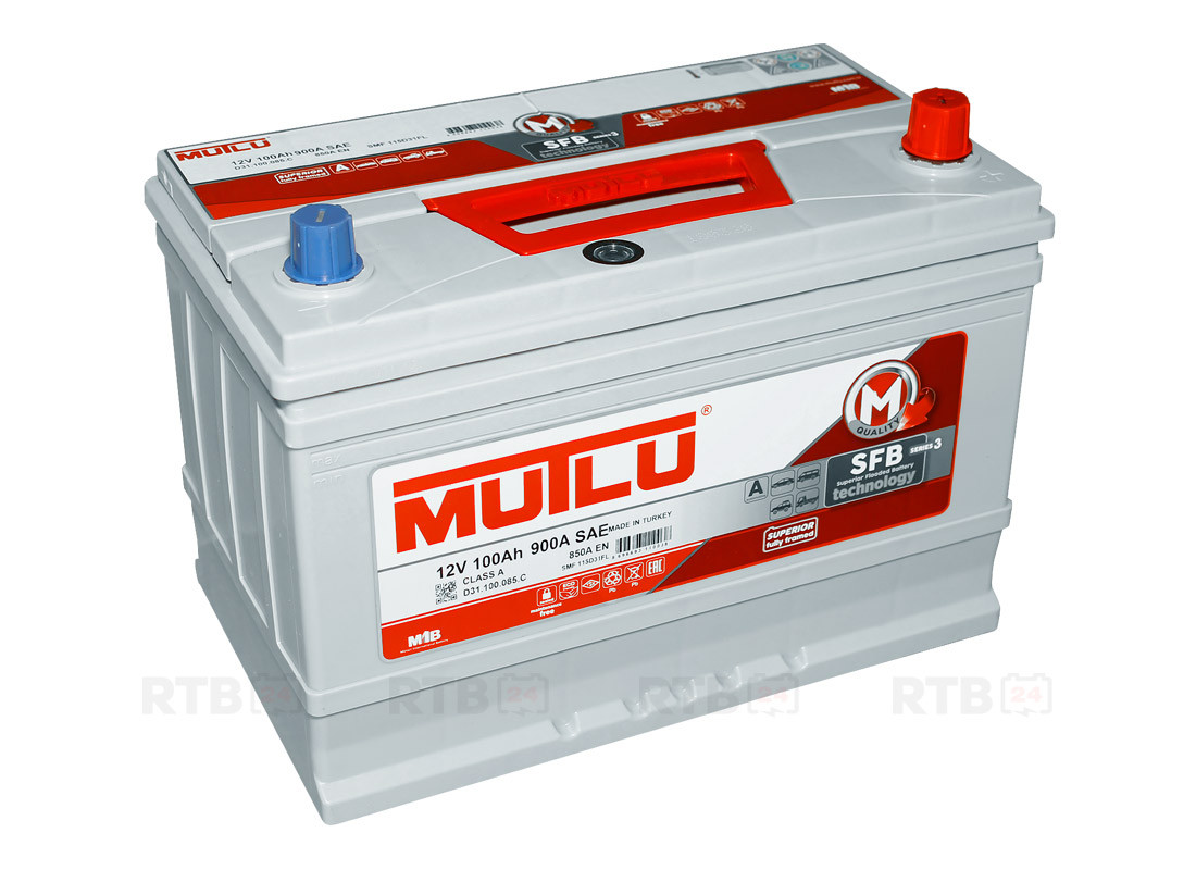 Аккумулятор для автомобиля MUTLU 100AH SMF 115D31FL