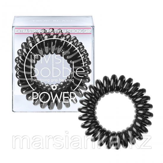 Резинка-браслет для волос, черная Invisibobble POWER