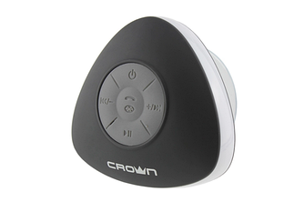 Колонки Crown CMBS-302 (1.0) - Black, 3Вт RMS,100Hz-20kHz, 75 дБ,Micro SD,Mic,Bluetooth3.0+EDR, до 6 ч.работы