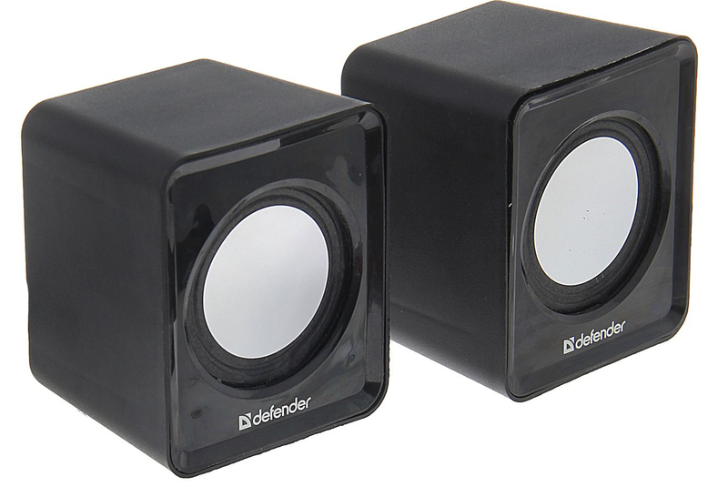 Колонки Defender SPK-22 (2.0) - Black, 5Вт (2х2.5) RMS, 100Hz-20kHz, USB