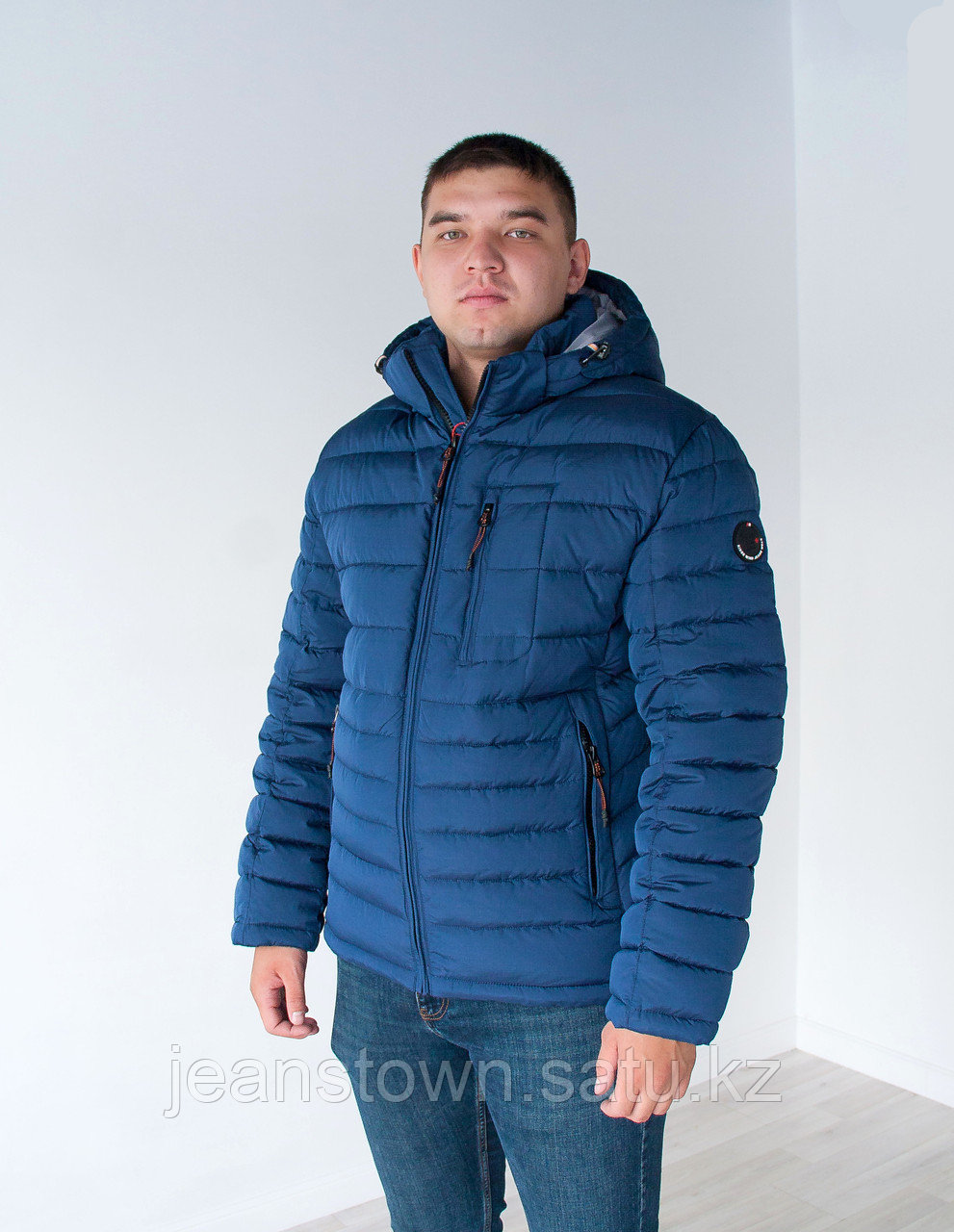 Куртка мужская зимняя KINGS WIND короткая синяя