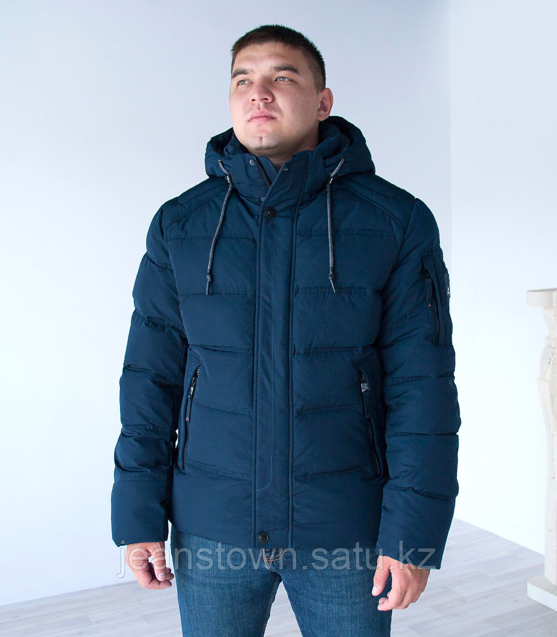 Куртка мужская зимняя KINGS WIND короткая синяя
