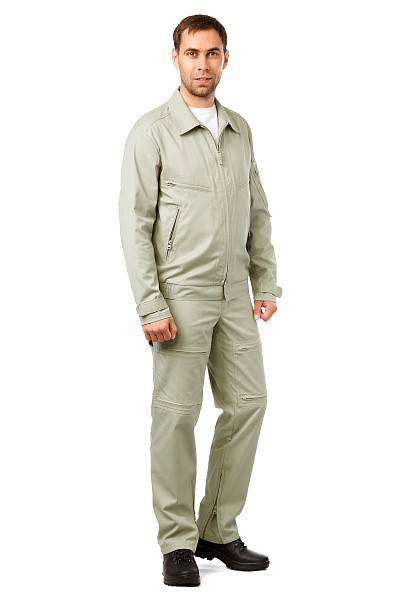 Куртка мужская летняя «Пилот» бежево-оливковая
