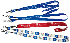 Ленты для бейджей с печатью логотипа шириной 11мм