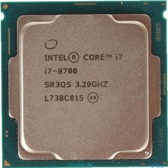 CPU Intel Core i7-8700 3,2GHz, 12Mb, фото 2