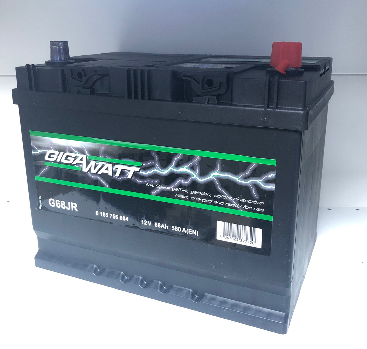 Аккумулятор GIGAWATT 68 Ah 568 404 055