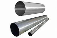 Воздуховод круглый Д 355 из оцинкованной стали толщиной 0,7 мм.