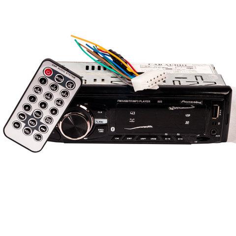 Автомагнитола с пультом управления Pioneeir 803 [Bluetooth, USB, MP3, AUX, TF, FM; 4х50 Вт] - фото 2 - id-p67078284