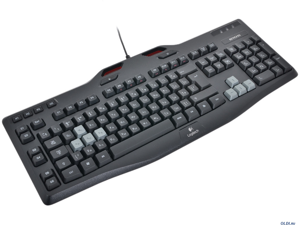 Клавиатура Logitech G105, Gaming, Black, USB - фото 1 - id-p67086067