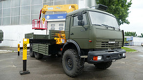 АВТОМОБИЛЬ КАМАЗ 43118 С КРАНО-МАНИПУЛЯТОРНОЙ УСТАНОВКОЙ SOOSAN SCS-746 LB И ЛЮЛЬКОЙ