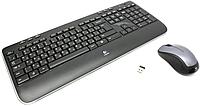 Клавиатура Logitech MK520, Wireless, Multimedia, Black-Gray, USB, 2 х АА + мышь